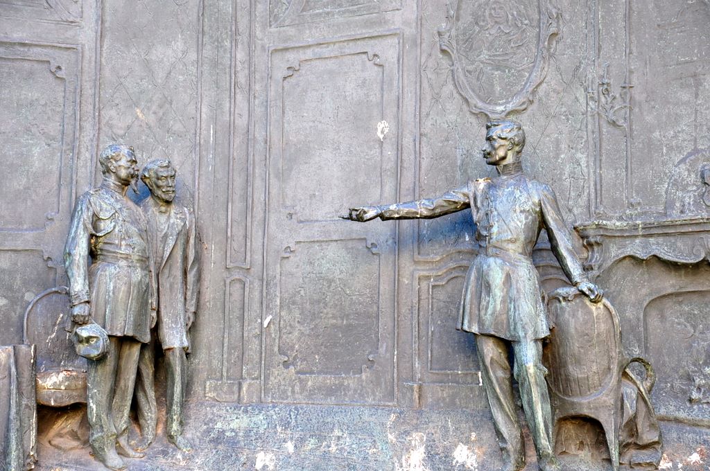 Statue of Carlo Alberto, Rome, Italy.