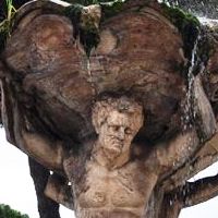 Fontana dei Tritoni, Rome, Italy.