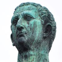 Sculpture of Emperor&nbsp;Marcus Cocceius Nerva Caesar Augustus, Rome, Italy.