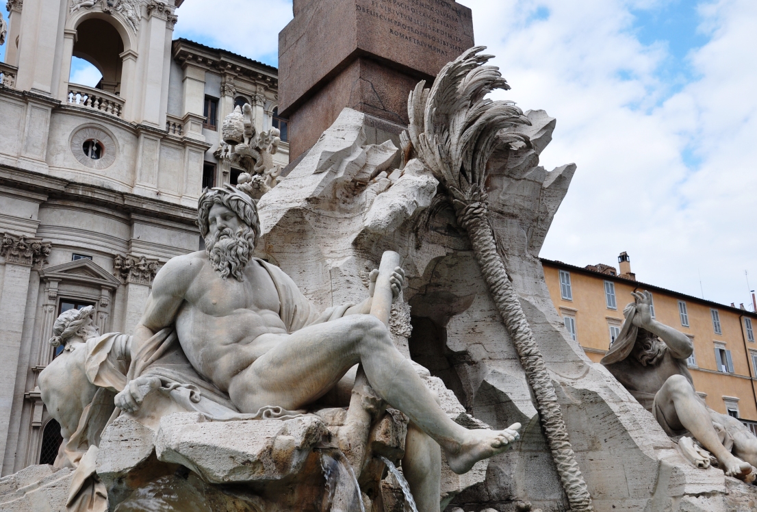 The fountain in the Piazza Navone