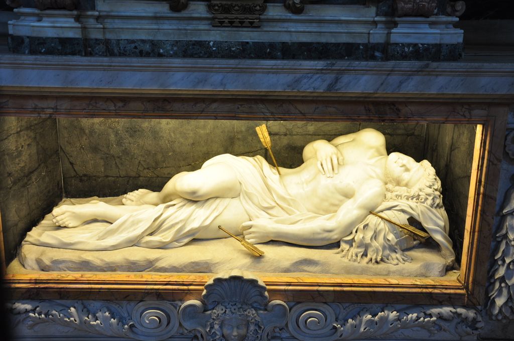 San Sebastiano fuori le, also known as San Sebastiano ad Catacumbas, Rome, Italy.