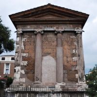 Temple of Portunus, Rome, Italy.