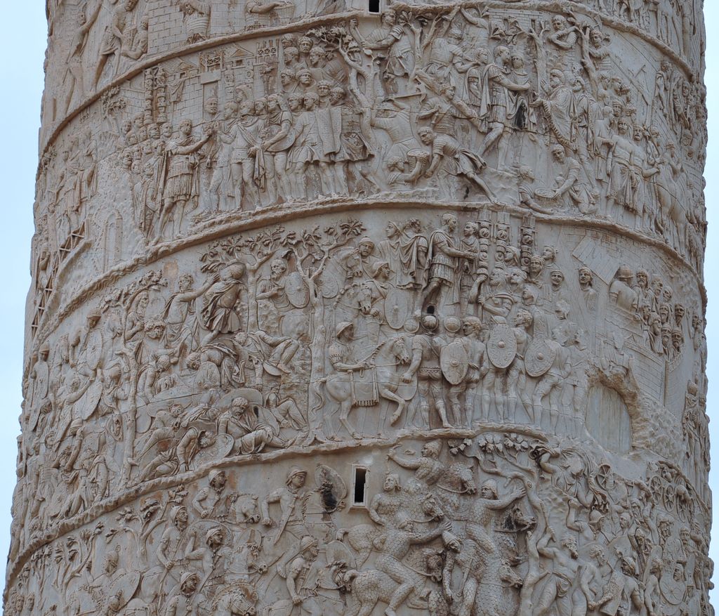 Trajan's Column, Rome, Italy.