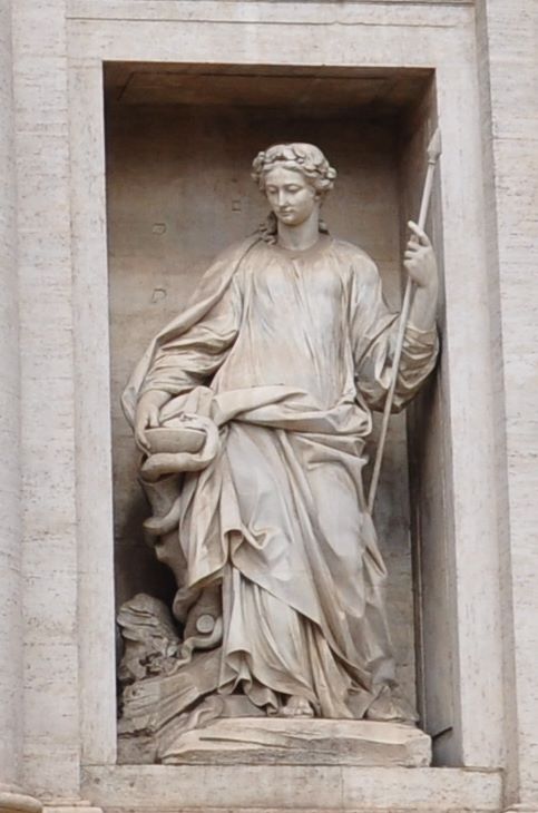 Trevi Fountain, Rome, Italy.