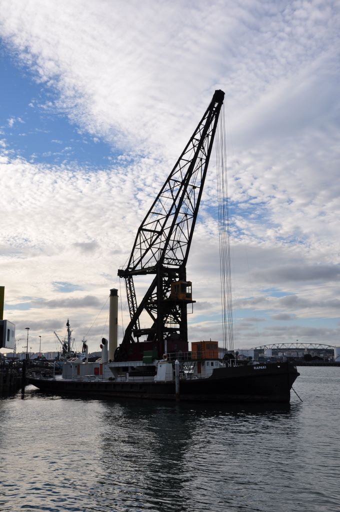 Auckland Wharf, New Zealand.