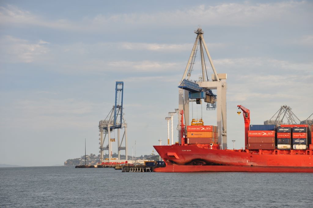 Auckland Wharf, New Zealand.