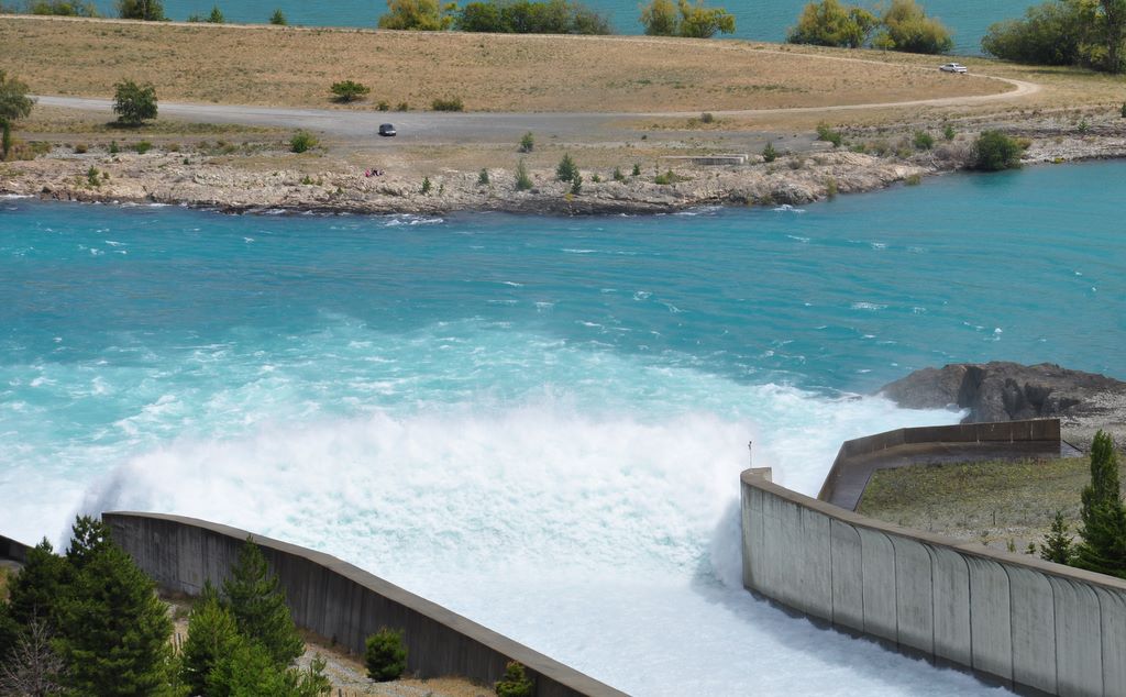 Benmore Dam, New Zealand.
