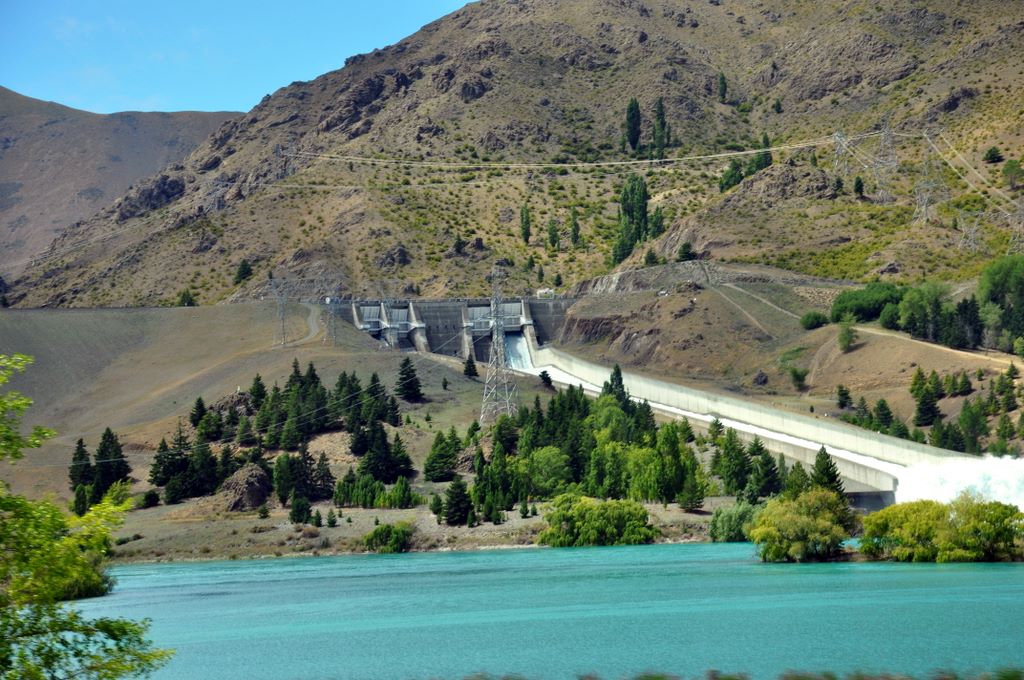 Benmore Dam, New Zealand.