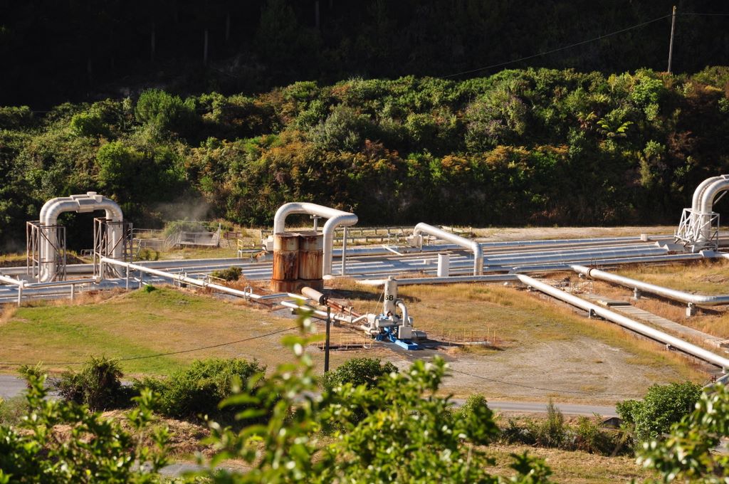 Geothermal power, New Zealand.