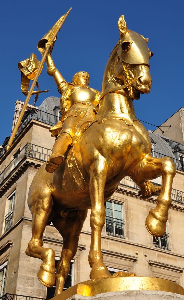 Joan of Arc, statue in Paris.