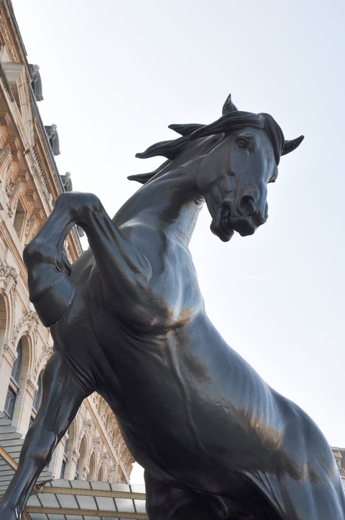Statues outside Musee d'Orsay, Paris, France.