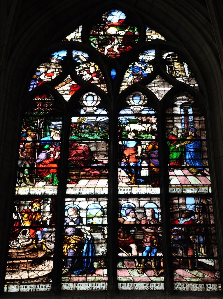 The Church of Eglise Saint-Merri located on the Rue Saint Martin.