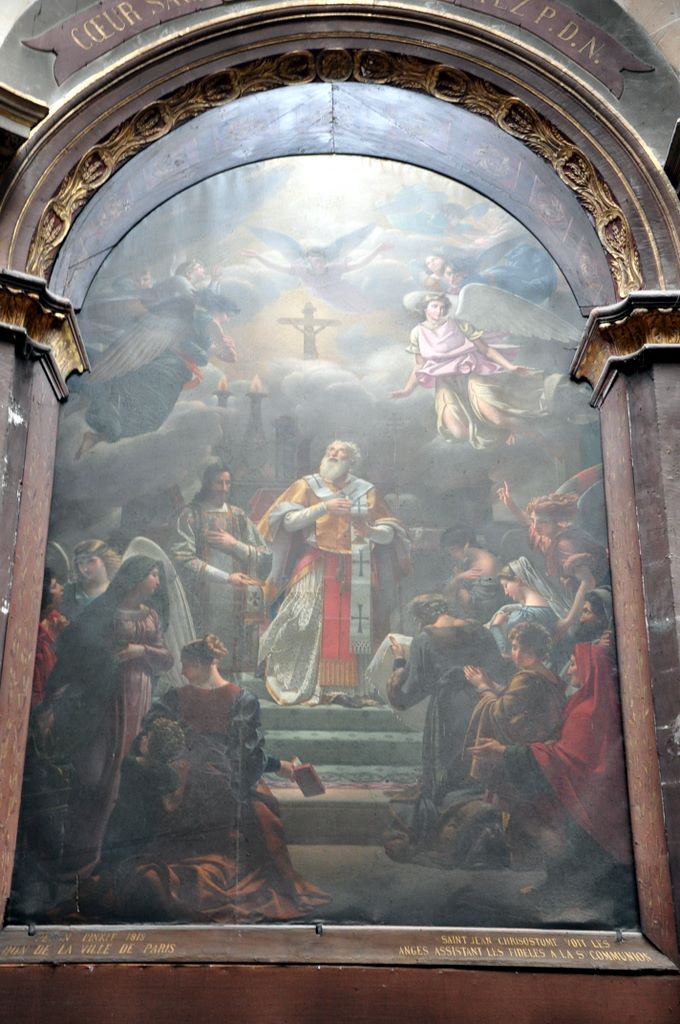 The Church of Eglise Saint-Merri located on the Rue Saint Martin.