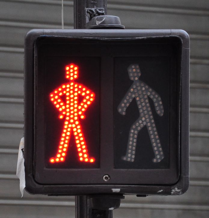 Traffic lights &nbsp;in Paris