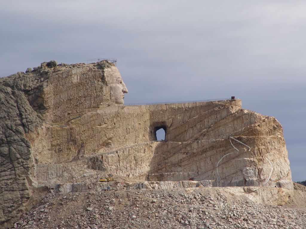 The Crazy Horse Memorial, South Dakota, USA.