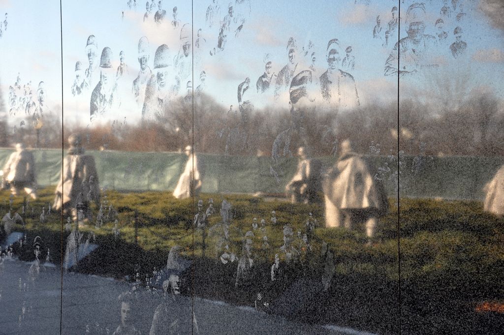 Korean War Veterans Memorial, Washington DC, USA.