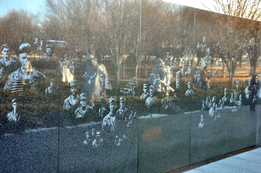 Korean War Veterans Memorial, Washington DC, USA.