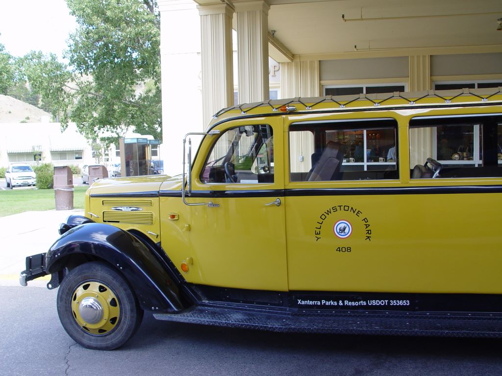 Yellowstone National Park 1935 bus, built by the White Motor Company