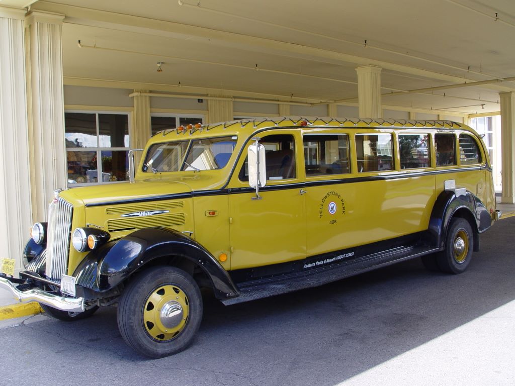 Yellowstone National Park 1935 bus, built by the White Motor Company