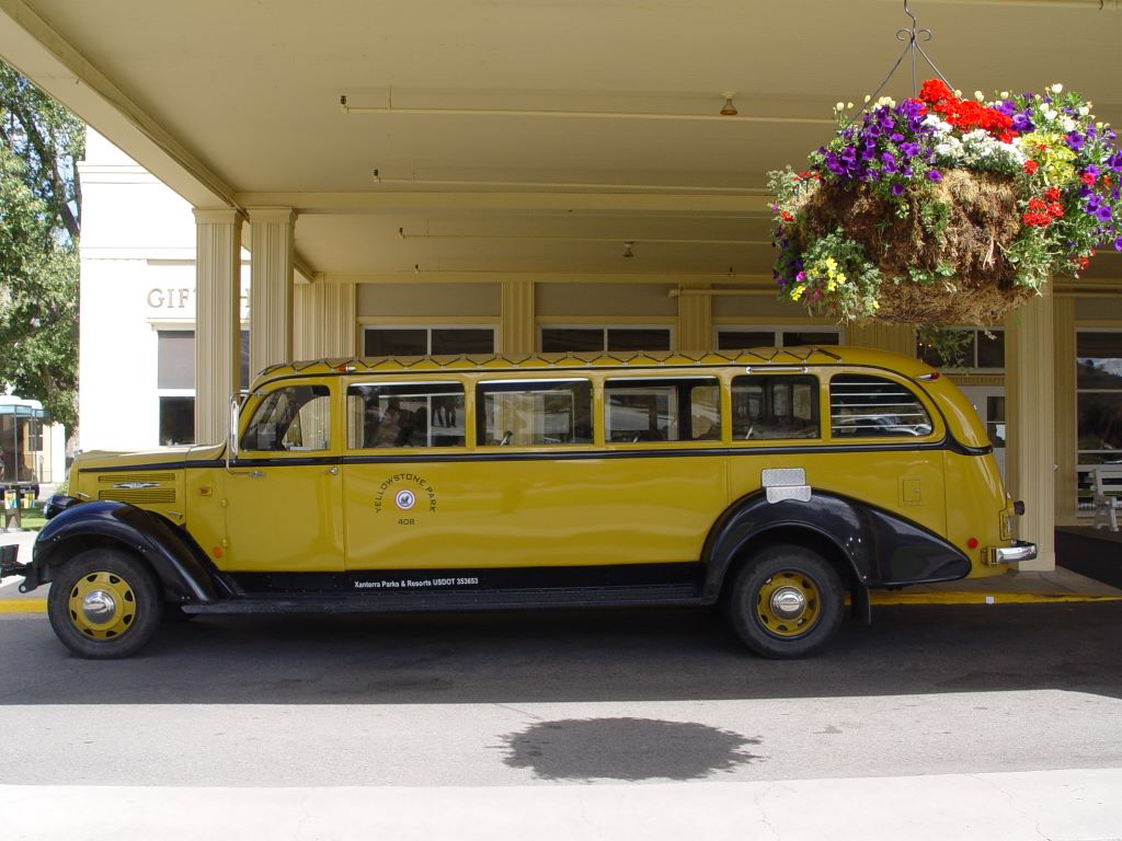 Yellowstone National Park 1935 bus, built by the White Motor Company