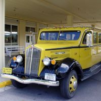 Yellowstone National Park 1935 bus, built by the White Motor Company&nbsp;